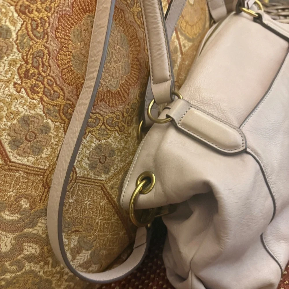 MARGOT NEW YORK SATCHEL SOFT CREME